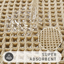 Toilet non-slip mat Bathroom door mat entry mat Bathroom floor mat absorbent carpet for bathroom door