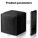 Tissue Box Cover Holder, Square with Bottom Belt by Carrot's Den -PU Leather Decorative Organizer for Tabletop, Bathroom,Office