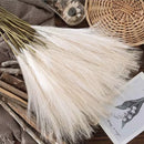 10pcs Fluffy Pampas Grass Artificial Simulation Plant Flowers  for Wedding Boho Bouquet Home Party Decoration Reed Floral Decor